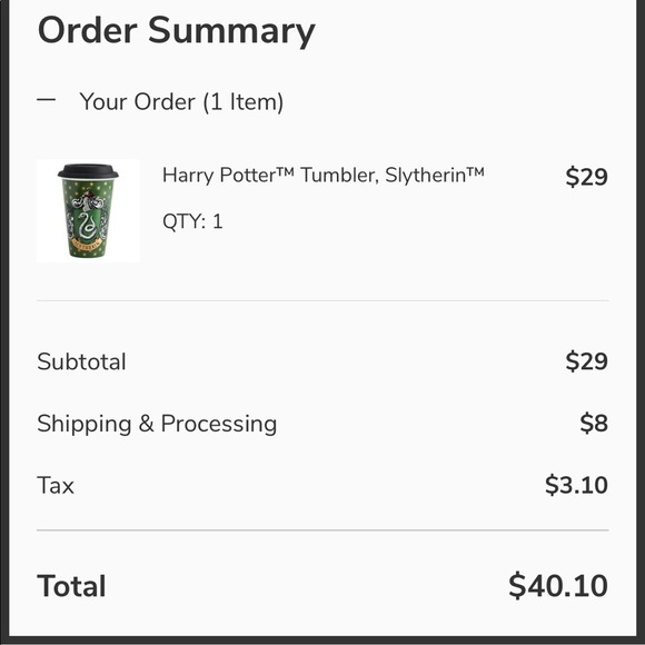 Pottery Barn Harry Potter Slytherin mug - Picture 5 of 5